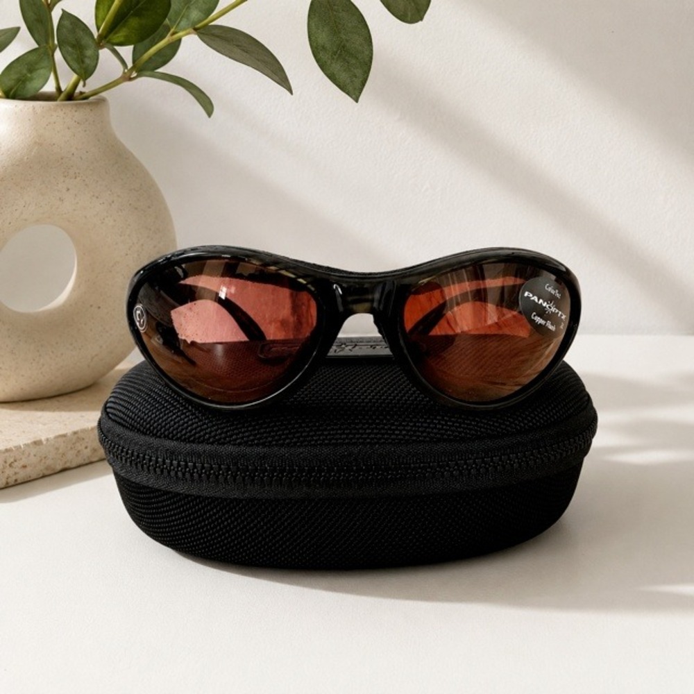 Panoptx Solano CV Sunglasses F133603 Copper Flash New w/ Case Box Accessories